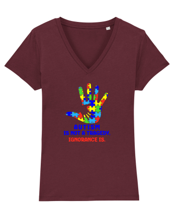 Autism is not a tragedy Burgundy