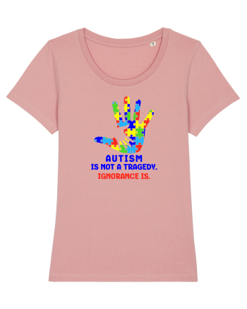 Autism is not a tragedy Canyon Pink