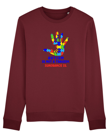 Autism is not a tragedy Burgundy