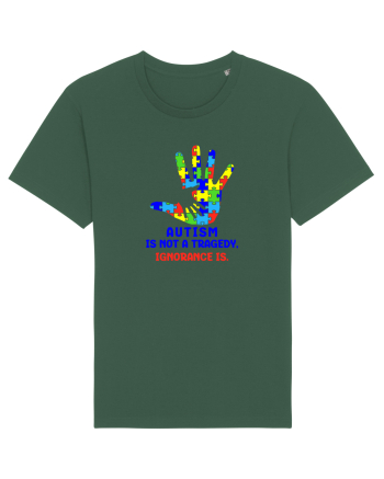 Autism is not a tragedy Bottle Green