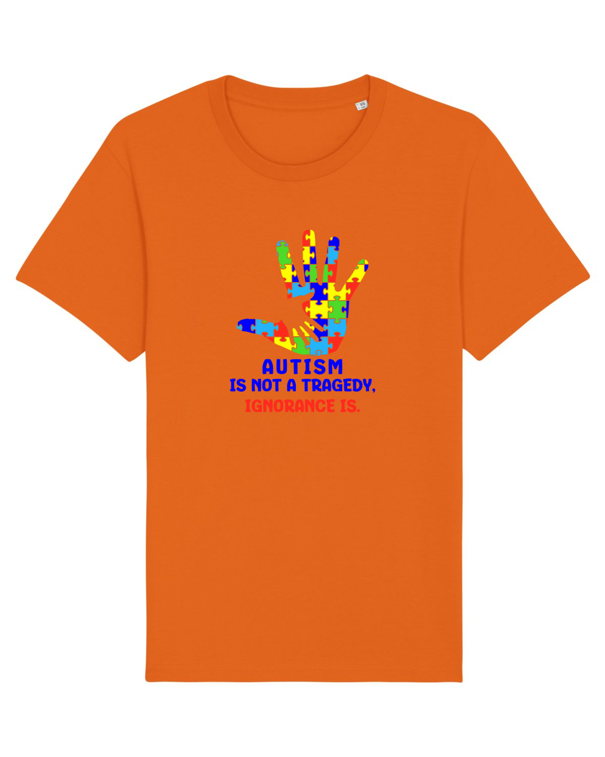 Tricou mânecă scurtă Unisex Rocker Bright Orange