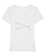 Zodia şi constelaţia Berbecului Tricou mânecă scurtă guler larg fitted Damă Expresser