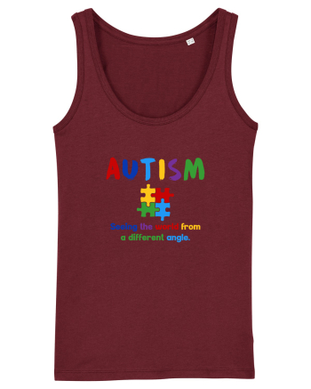 AUTISM   Burgundy