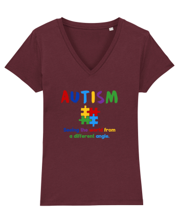 AUTISM   Burgundy