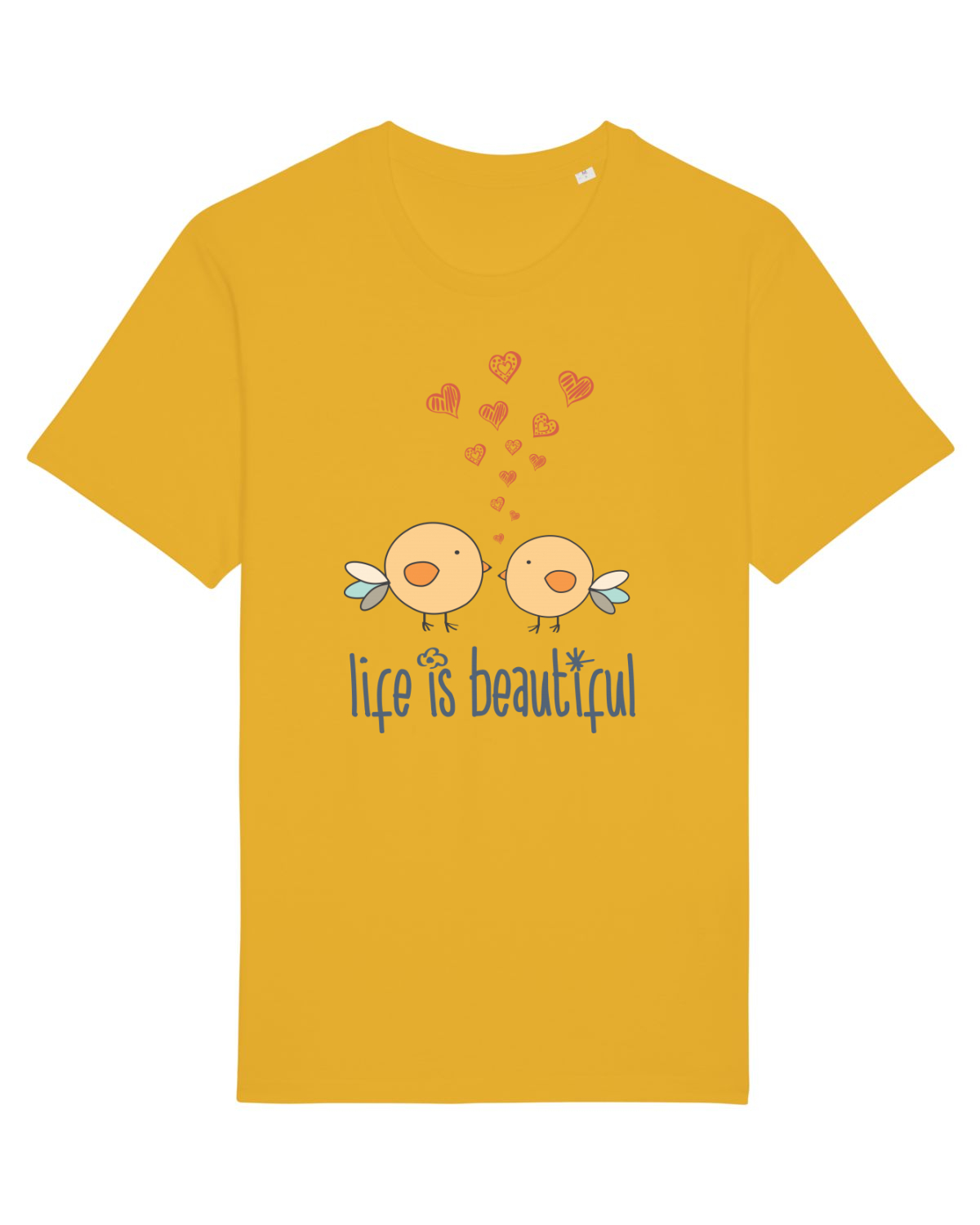 Tricou mânecă scurtă Unisex Rocker Spectra Yellow