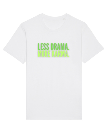 Lees Drama.More Karma. White