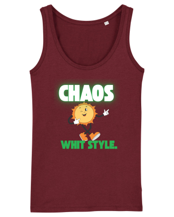 Chaos whit style Burgundy