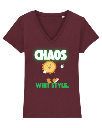 Chaos whit style Burgundy
