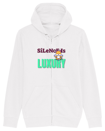 Silence is Luxury White