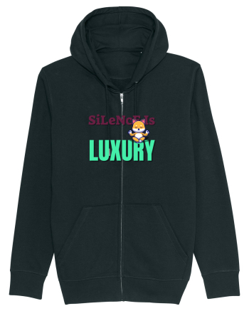 Silence is Luxury Black
