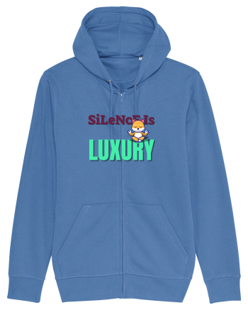 Silence is Luxury Bright Blue