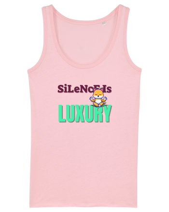 Silence is Luxury Cotton Pink