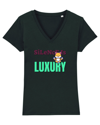 Silence is Luxury Black