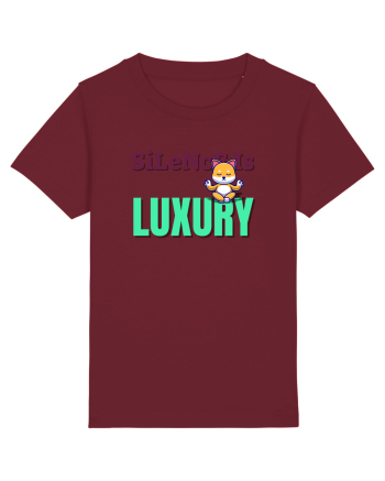 Silence is Luxury Burgundy