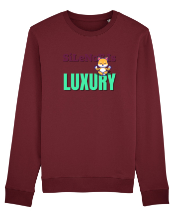 Silence is Luxury Burgundy