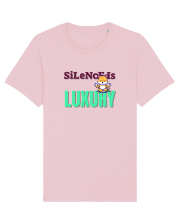 Silence is Luxury Cotton Pink