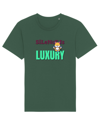 Silence is Luxury Bottle Green