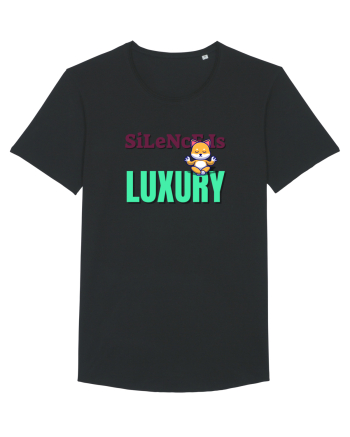 Silence is Luxury Black