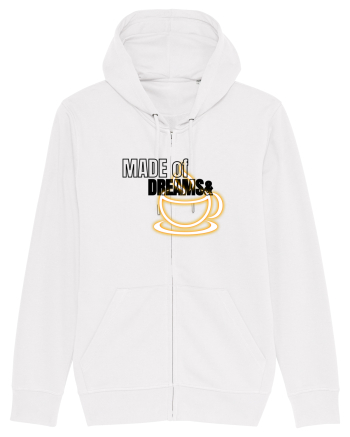 Made of dreams&Coffee  White