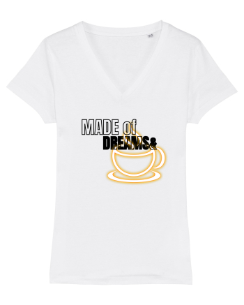 Made of dreams&Coffee  White