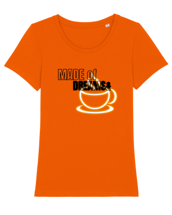 Made of dreams&Coffee  Bright Orange
