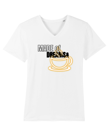 Made of dreams&Coffee  White