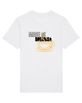 Made of dreams&Coffee  White