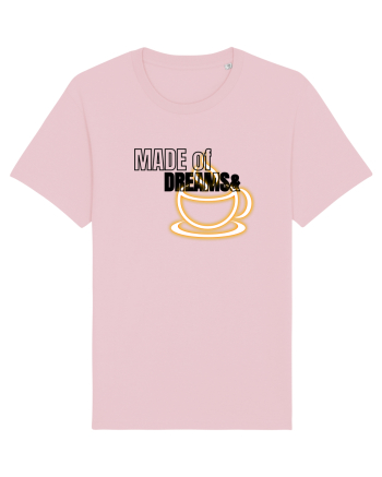 Made of dreams&Coffee  Cotton Pink