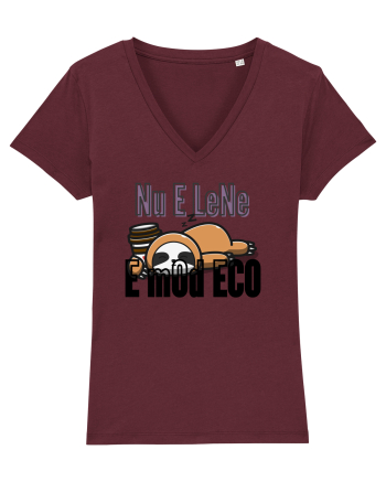 Nu e lene.E mod ECO. Burgundy