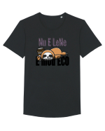 Nu e lene.E mod ECO. Tricou mânecă scurtă guler larg Bărbat Skater