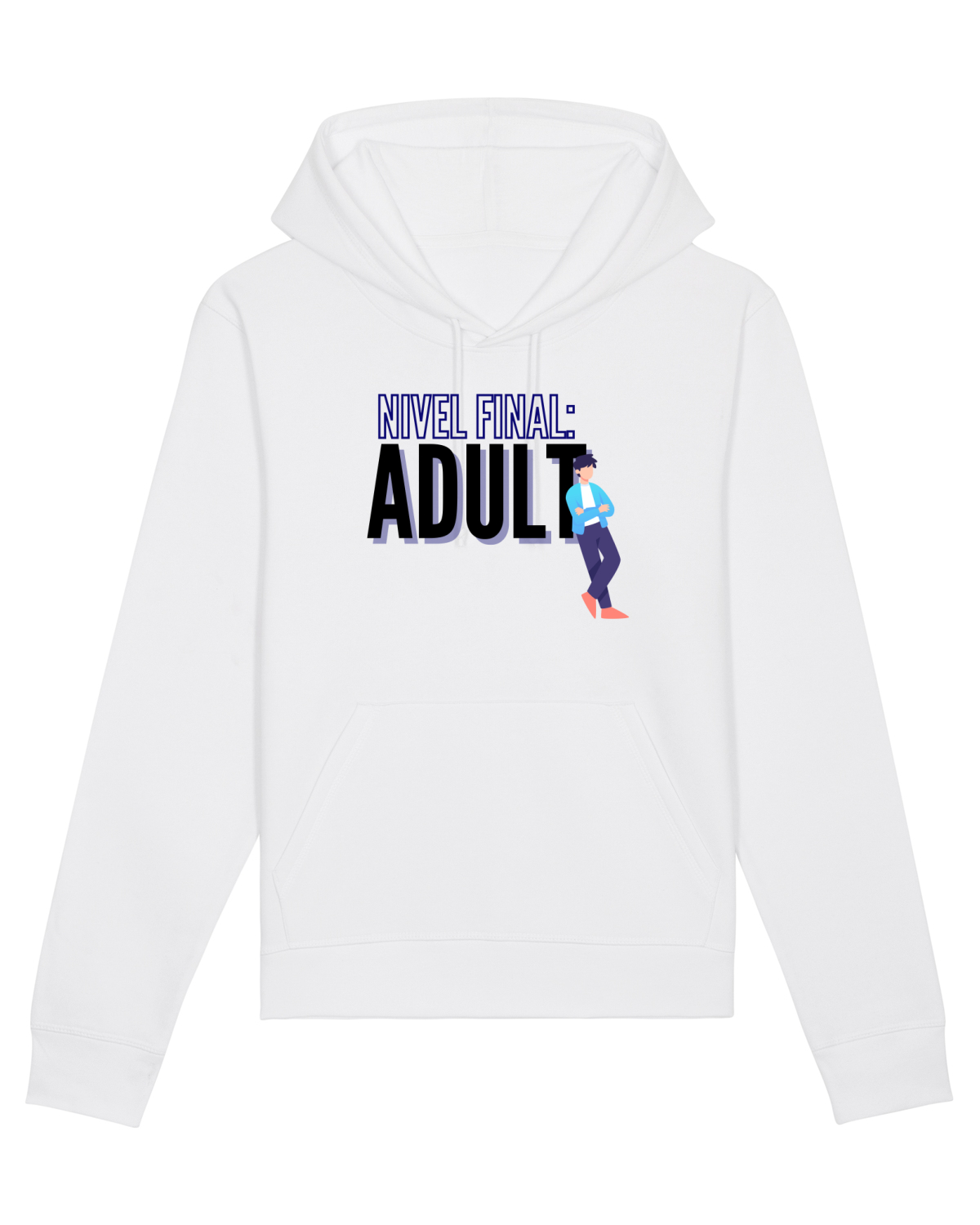 Hanorac Unisex Drummer White