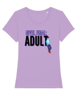 Nivel final:Adult Tricou mânecă scurtă guler larg fitted Damă Expresser