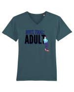 Nivel final:Adult Tricou mânecă scurtă guler V Bărbat Presenter