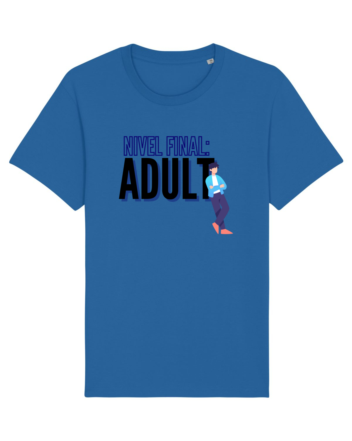 Tricou mânecă scurtă Unisex Rocker Royal Blue