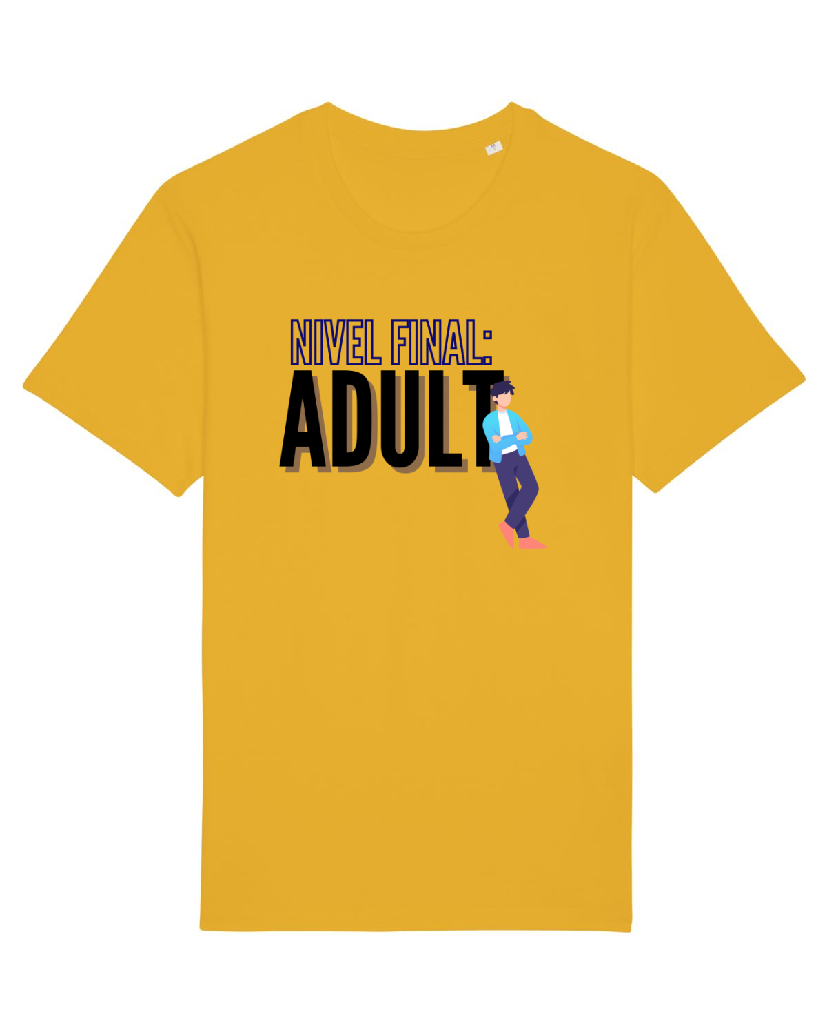 Tricou mânecă scurtă Unisex Rocker Spectra Yellow