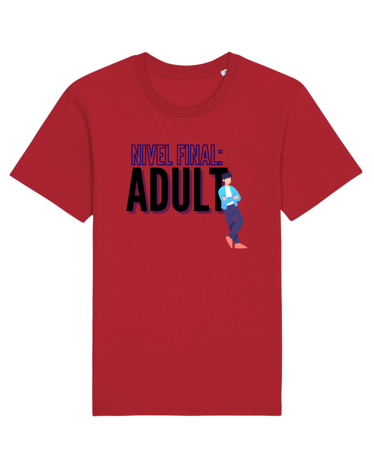 Tricou mânecă scurtă Unisex Rocker Red