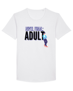 Nivel final:Adult Tricou mânecă scurtă guler larg Bărbat Skater