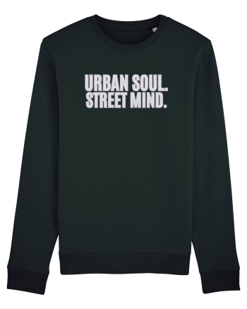 Urban soul. Street minde. Black
