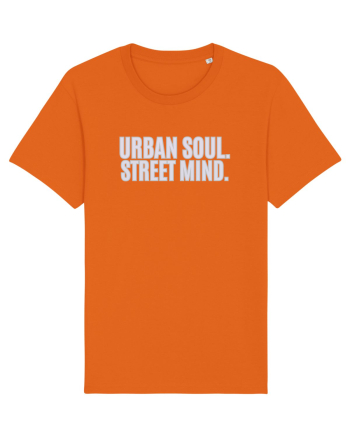 Urban soul. Street minde. Bright Orange