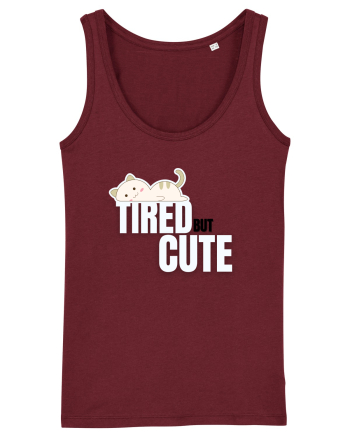 Tired but cute  Burgundy