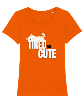 Tired but cute  Bright Orange