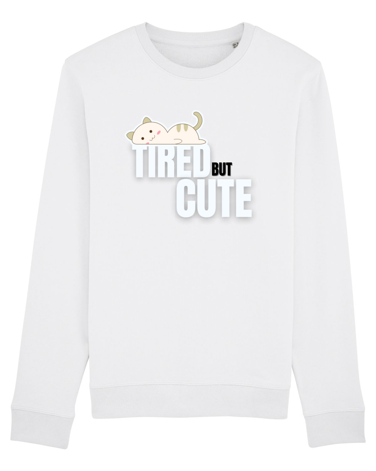 Bluză mânecă lungă Unisex Rise White