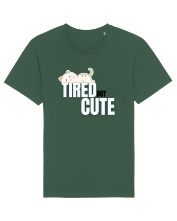 Tired but cute  Bottle Green