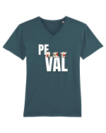 Pe val Tricou mânecă scurtă guler V Bărbat Presenter
