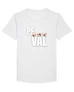 Pe val Tricou mânecă scurtă guler larg Bărbat Skater