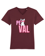 Pe val Tricou mânecă scurtă guler V Bărbat Presenter