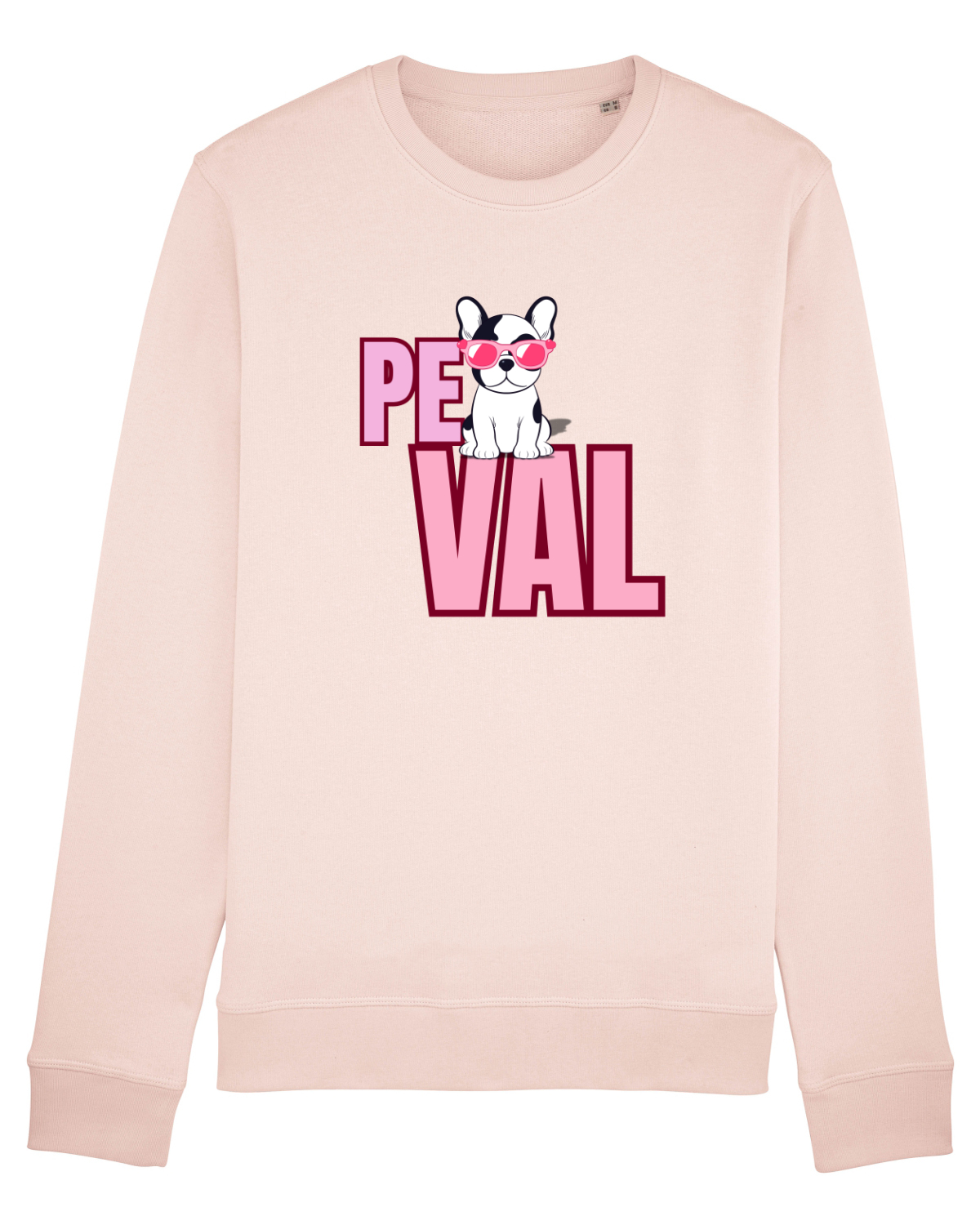 Bluză mânecă lungă Unisex Rise Candy Pink