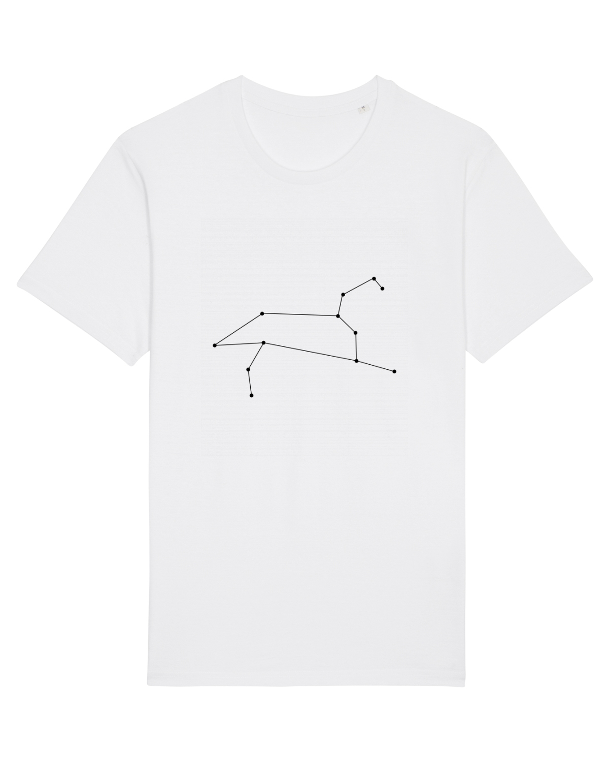 Tricou mânecă scurtă Unisex Rocker White