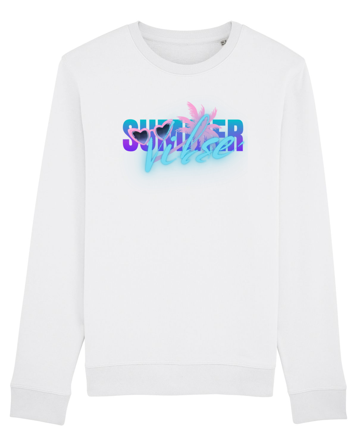 Bluză mânecă lungă Unisex Rise White