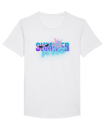 Summer vibse Tricou mânecă scurtă guler larg Bărbat Skater